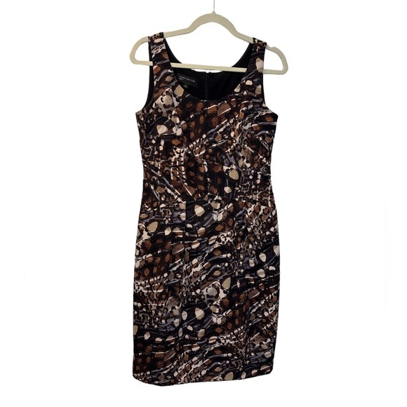Jones New York Dresses & Skirts - ⭐️ Jones New York Brown and Black Patterned Dress - size 6